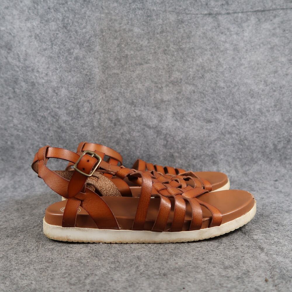 Wonder Nation Shoes Kids 2 Sandals Strappy Casual Open Toe Boho Brown Girls
